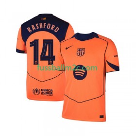 Fußballtrikots FC Barcelona Marcus Rashford 14 UCL Ausweich Trikotsatz 2025-2026